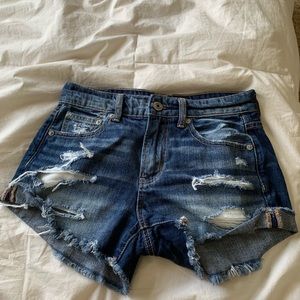 american eagle shorts size 00